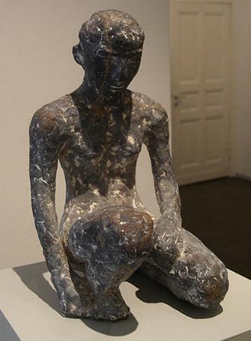 Hockende, 1995, 34 x 24, Bronze Guss 2/6